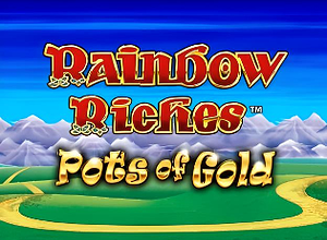 logotipo de Rainbow Riches Pots of Gold