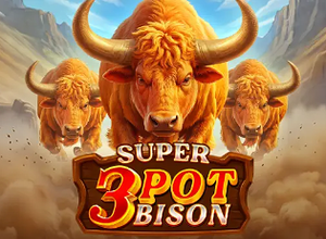 Super 3 Pot Bison logo