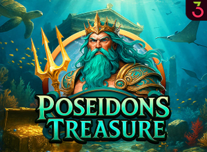 logotipo de Triple Cherry Poseidons Treasure