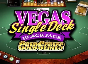 logotipo de Vegas Single Deck Blackjack Gold