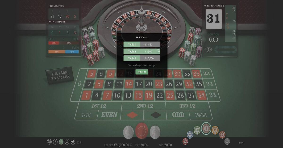 Amazing Gaming Roulette Demo - Reseña y Juego Gratis (97.29% RTP)