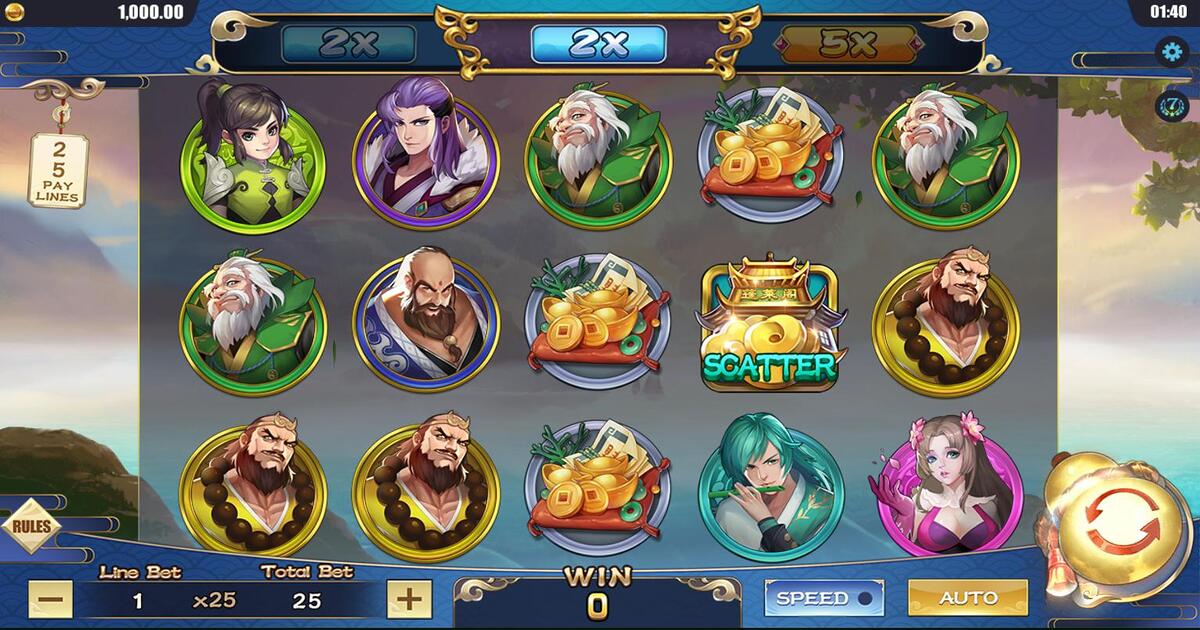 DreamTech Gaming Eight Immortals Slot Review, Bonuses & Free Play (97. ...