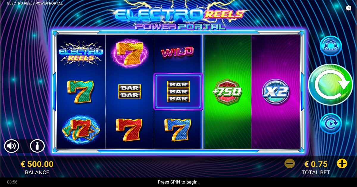 Electro Slot Electro Reels Power Portal Slot Review, Bonuses & Free Play (95.63% RTP)