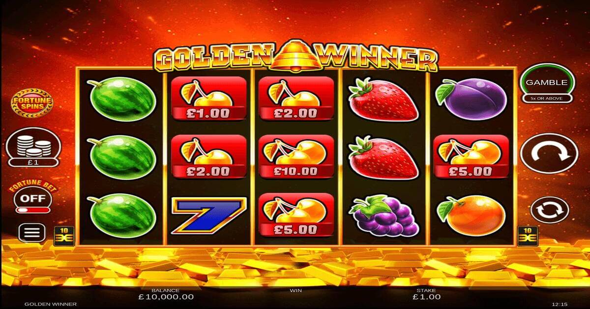 Golden Winner Slot Review, Bonuses & Free Play (94.5% RTP)