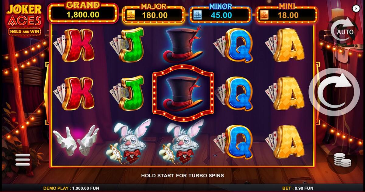 Joker Aces Hold And Win Slot Bewertung, Demo & Boni (96.15% RTP)