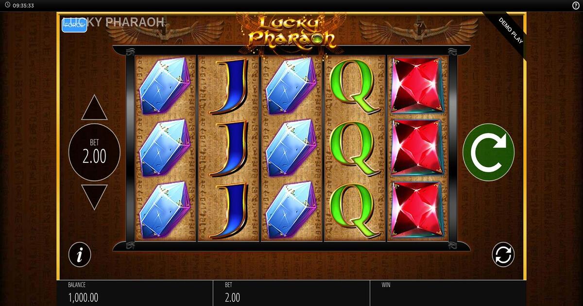 Lucky Pharaoh Slot Bewertung, Demo & Boni (96.25% RTP)