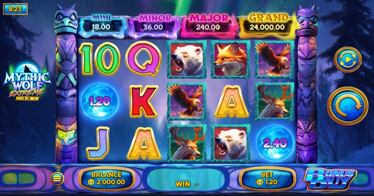 Mythic Wolf Extreme Slot Review, Bonuses & Free Play (96.27% RTP)