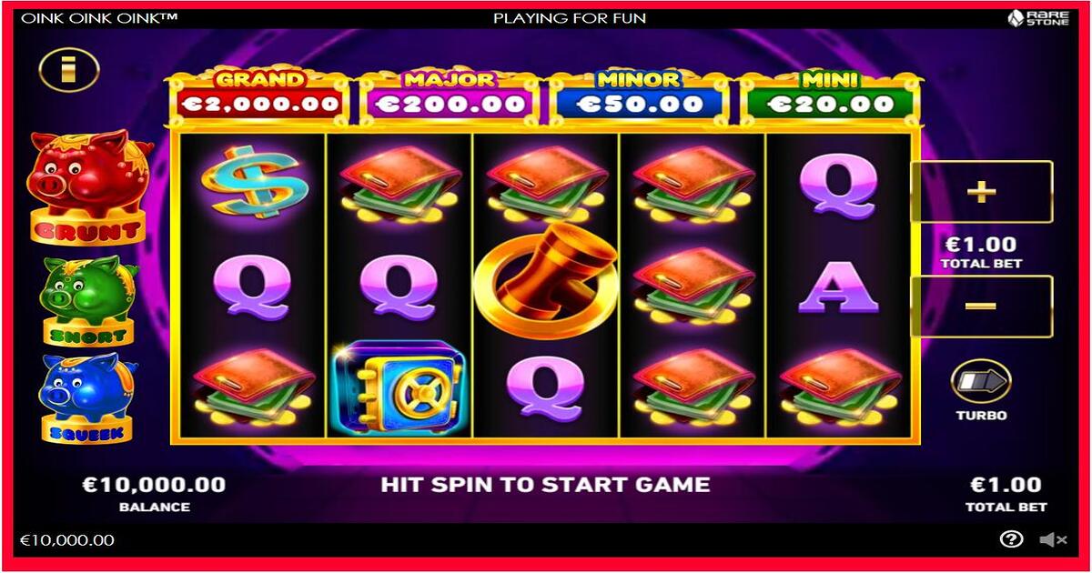 Oink Oink Oink Slot Review, Bonuses & Free Play (95.91% RTP)