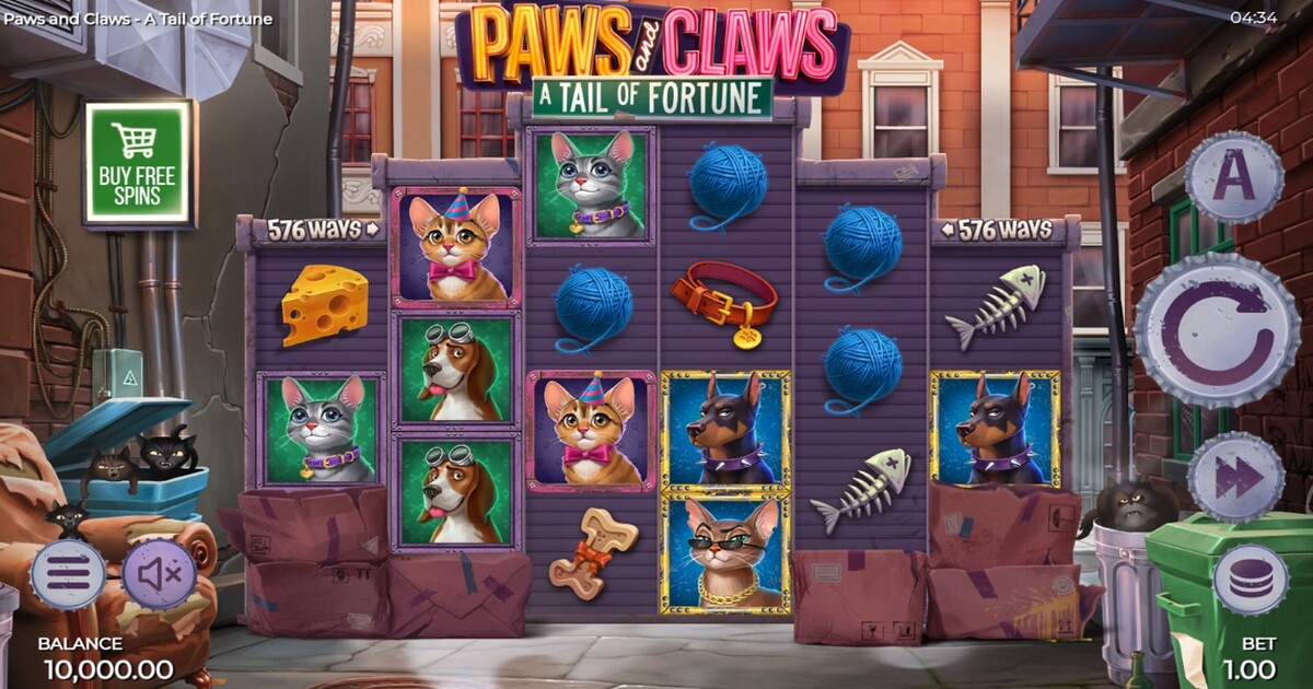 Paws and Claws A Tail of Fortune Slot Review, Bonuses