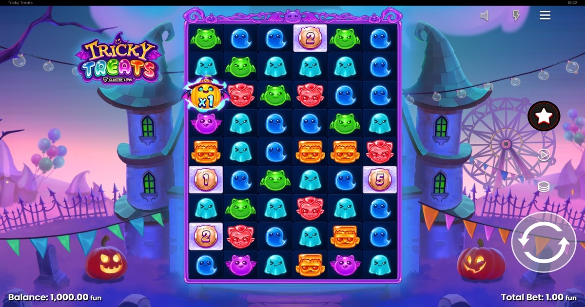 Tricky Treats Slot Review, Bonuses & Free Play (96.38% RTP)