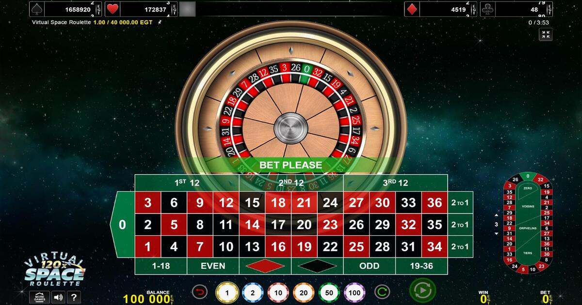 Virtual Space Roulette Review, Bonuses & Free Play (97.3% RTP)
