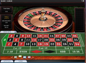 888 Software 3D Roulette preview
