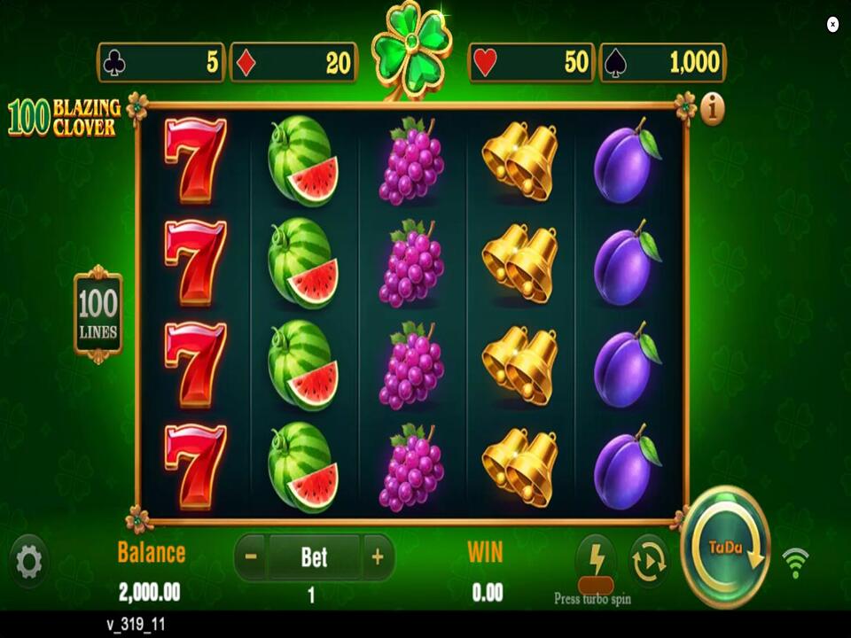 100 Blazing Clover gameplay screenshot