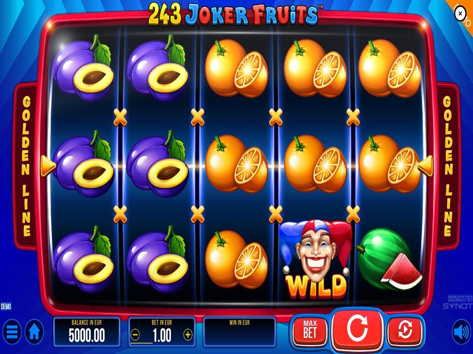 243 Joker Fruits gameplay screenshot