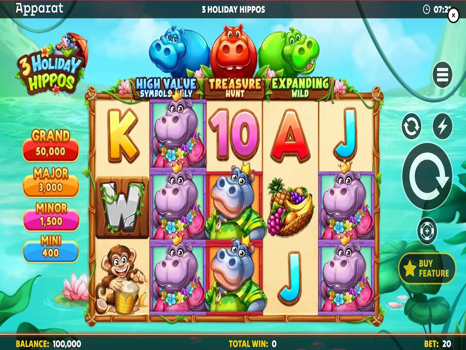 3 Holiday Hippos gameplay screenshot