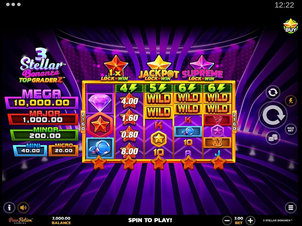 3 Stellar Bonanza gameplay screenshot