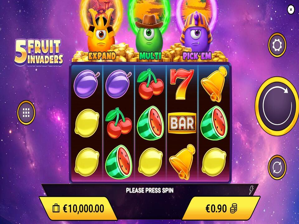 5 Fruit Invaders gameplay screenshot