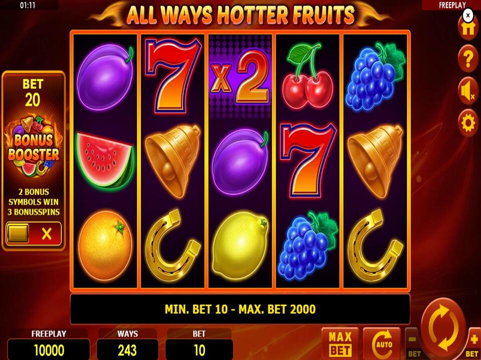 All Ways Hotter Fruits gameplay screenshot