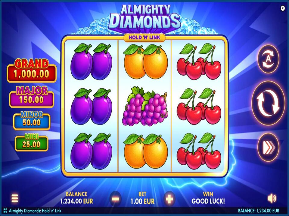 Almighty Diamonds Hold N Link gameplay screenshot