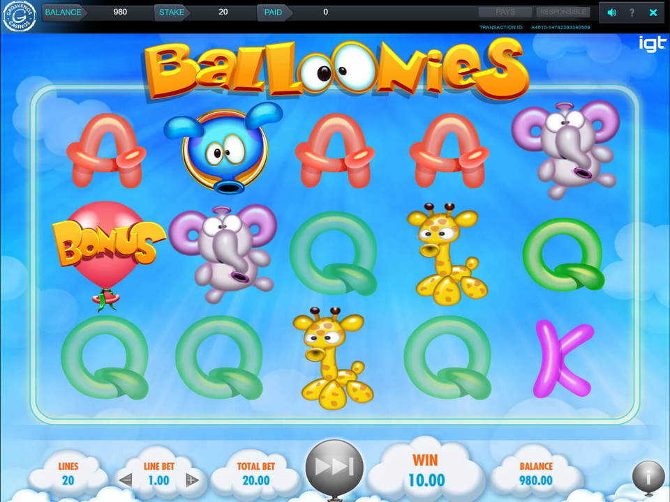 Balloonies gameplay screenshot