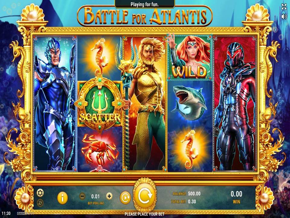 Battle for Atlantis gameplay screenshot