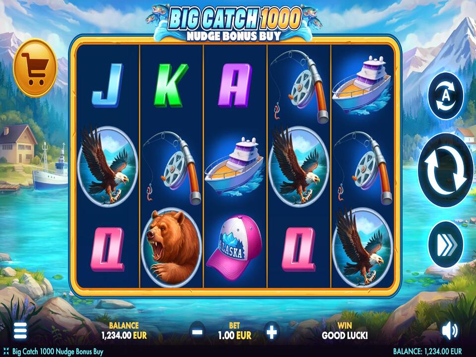 Big Catch 1000 Nudge Bonus Buy gameplay screenshot