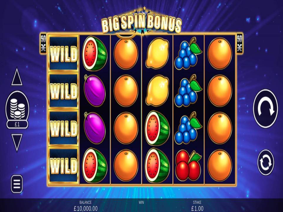 Big Spin Bonus gameplay screenshot
