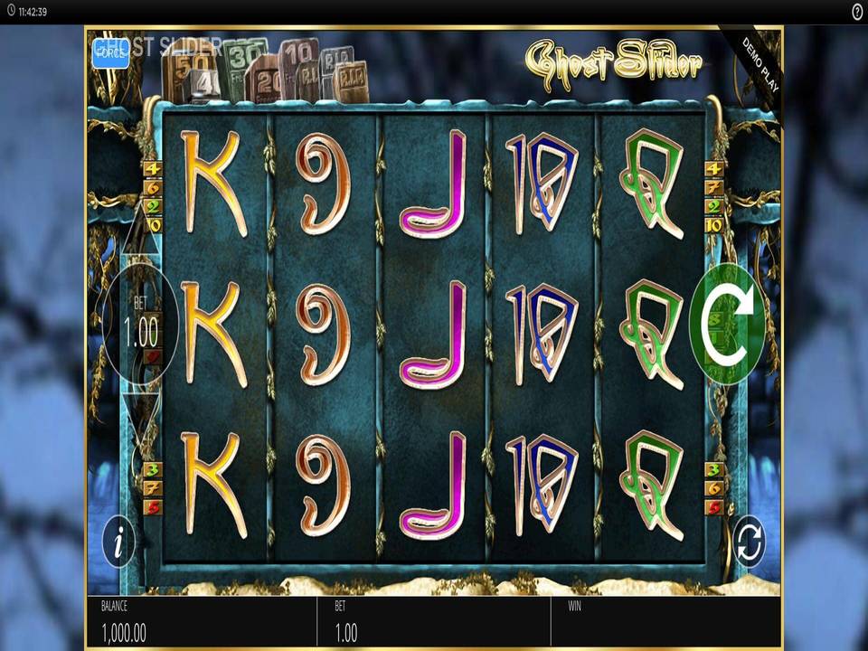 Blueprint Gaming Ghost Slider Slot Review Bonuses Free Play 95 75 Rtp