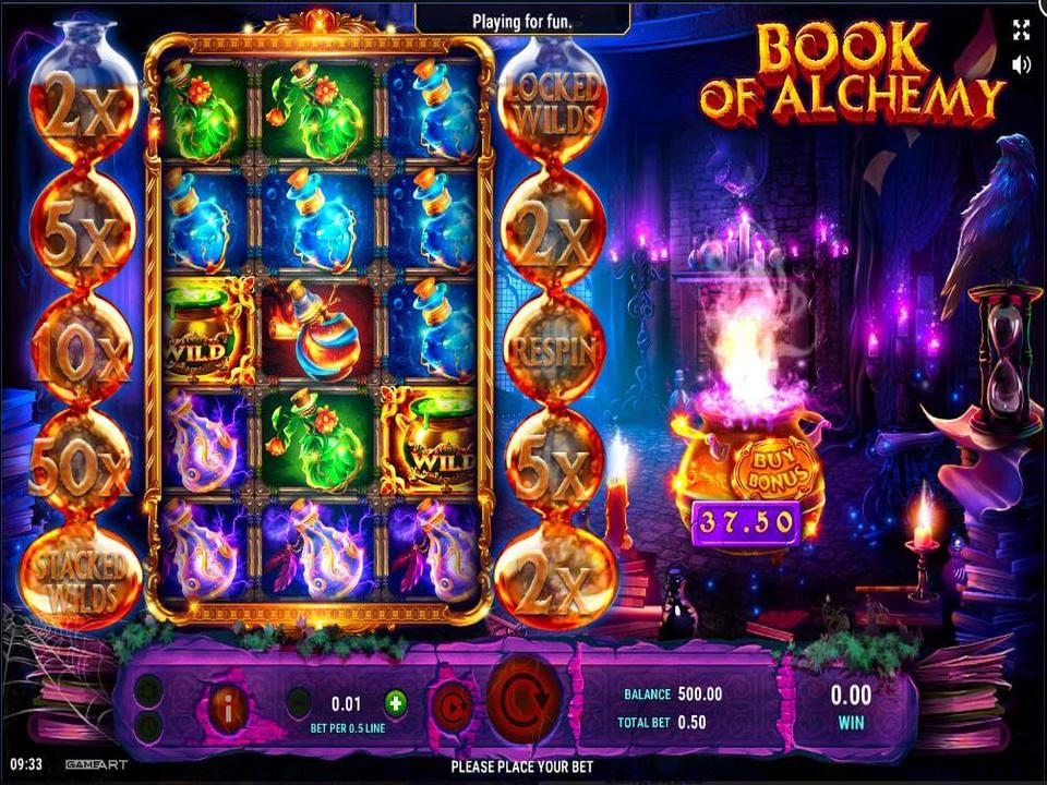 Book of Alchemy gameplay screenshot