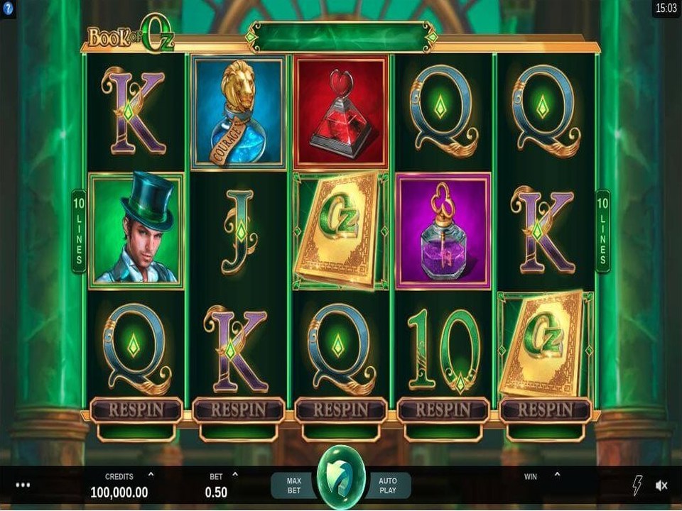 Book of Oz gameplay screenshot