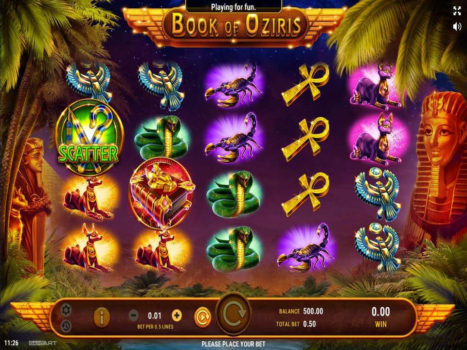 Book of Oziris gameplay screenshot