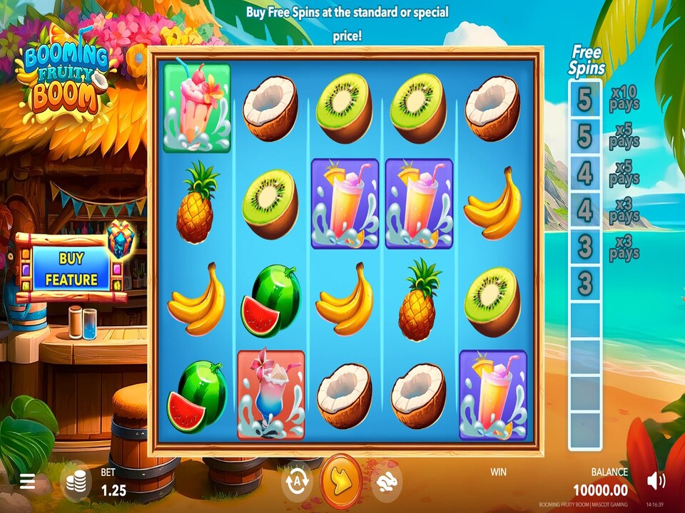 Booming Fruity Boom gameplay screenshot