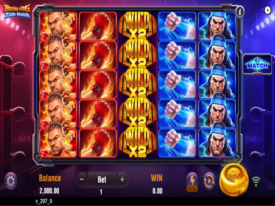 Boxing King Title Match Slot Review, Bonuses & Free Play (97% RTP)