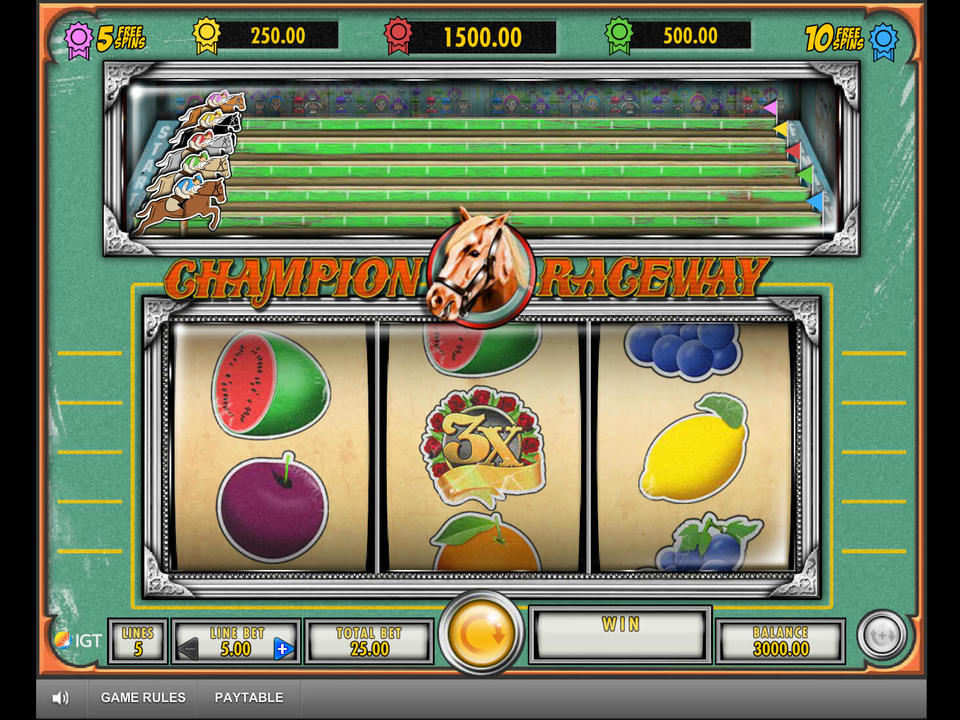 Champion Raceway gameplay screenshot