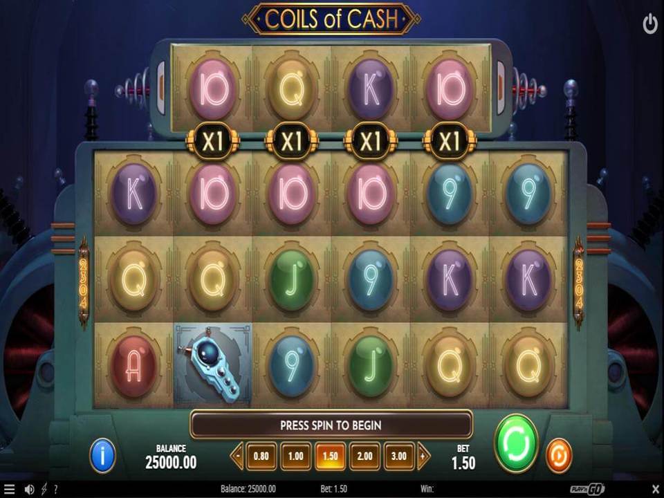 Coils of Cash gameplay screenshot