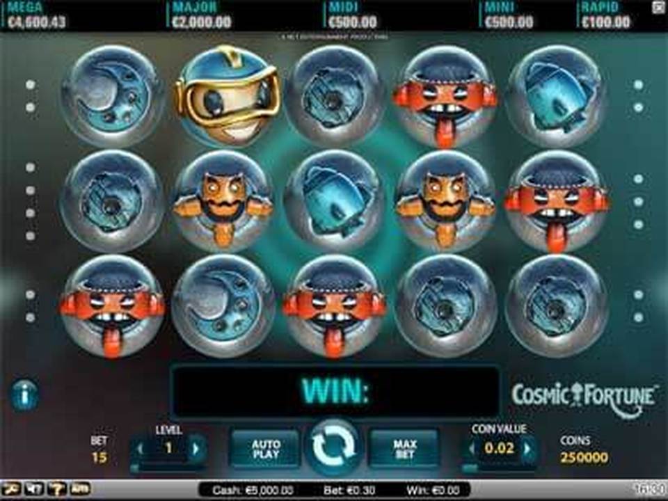 Cosmic Fortune gameplay screenshot