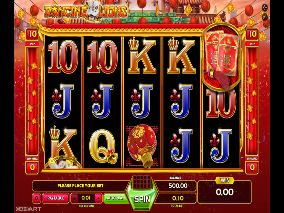 Dancing Lions gameplay screenshot