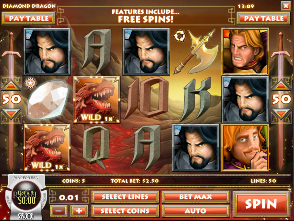 Diamond Dragon gameplay screenshot