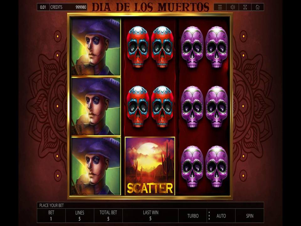 Endorphina Dia de Los Muertos gameplay screenshot