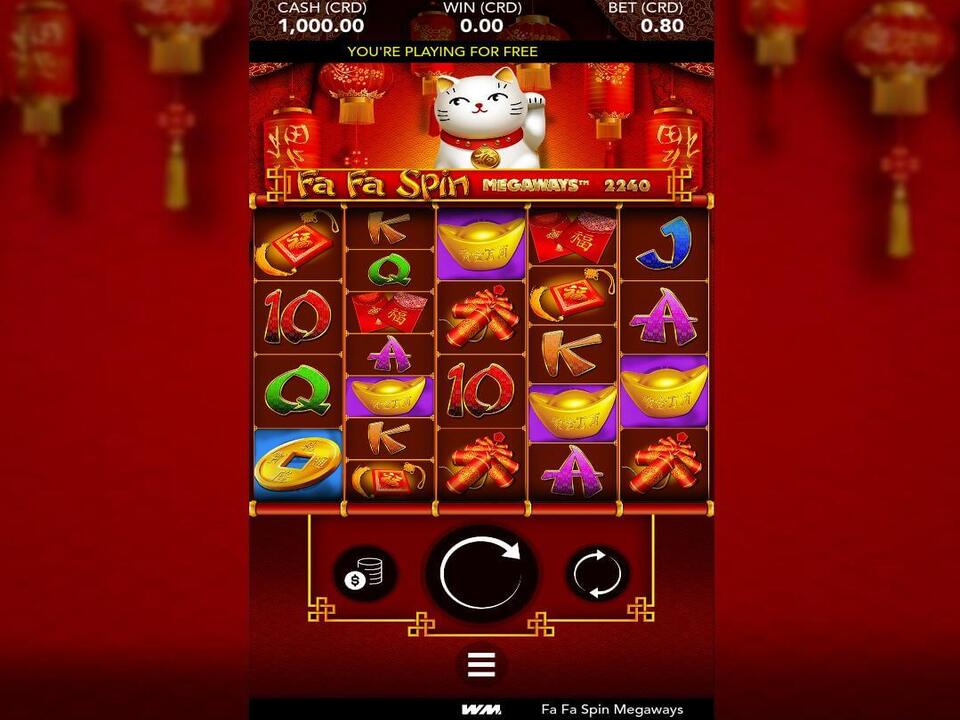 Fa Fa Spin Megaways gameplay screenshot