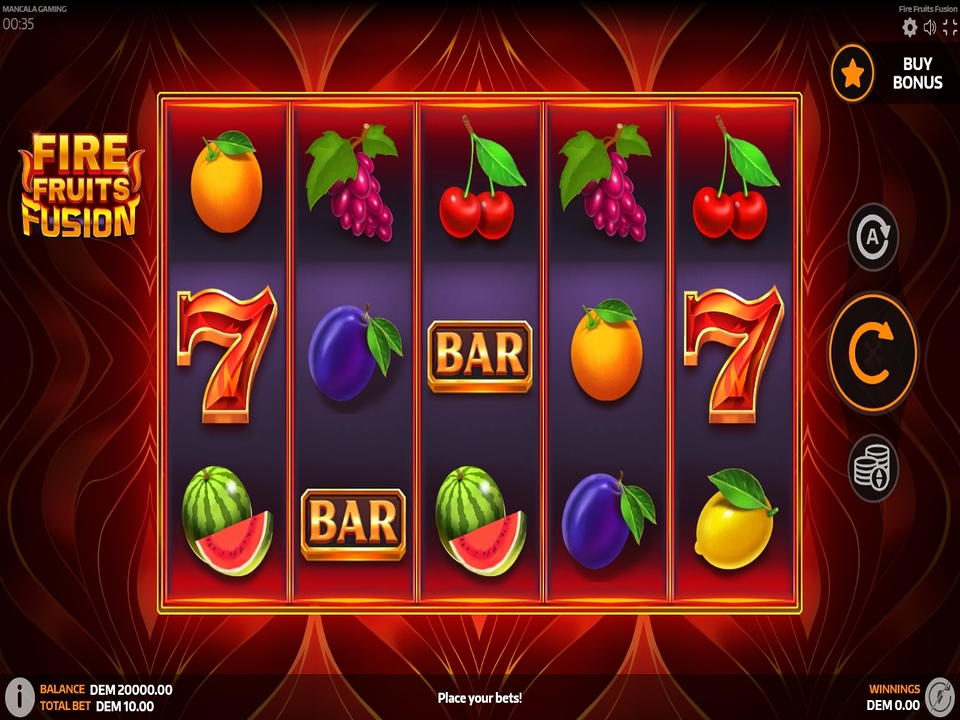 Fire Fruits Fusion gameplay screenshot