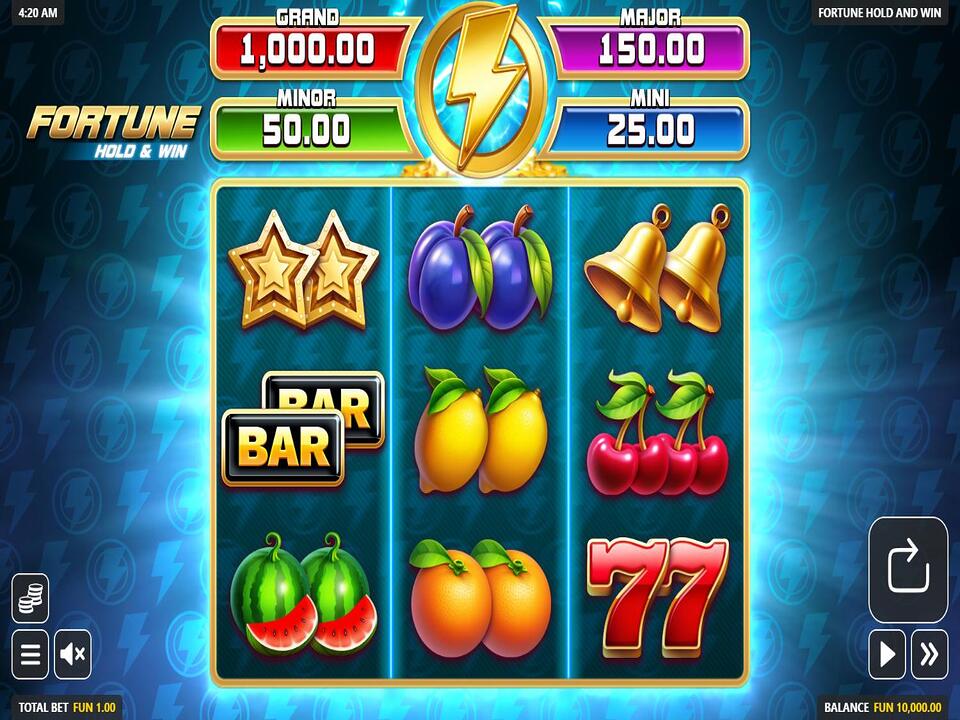 Fortune Hold and Win gameplay screenshot