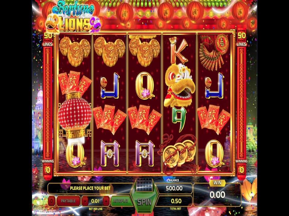 Fortune Lions gameplay screenshot