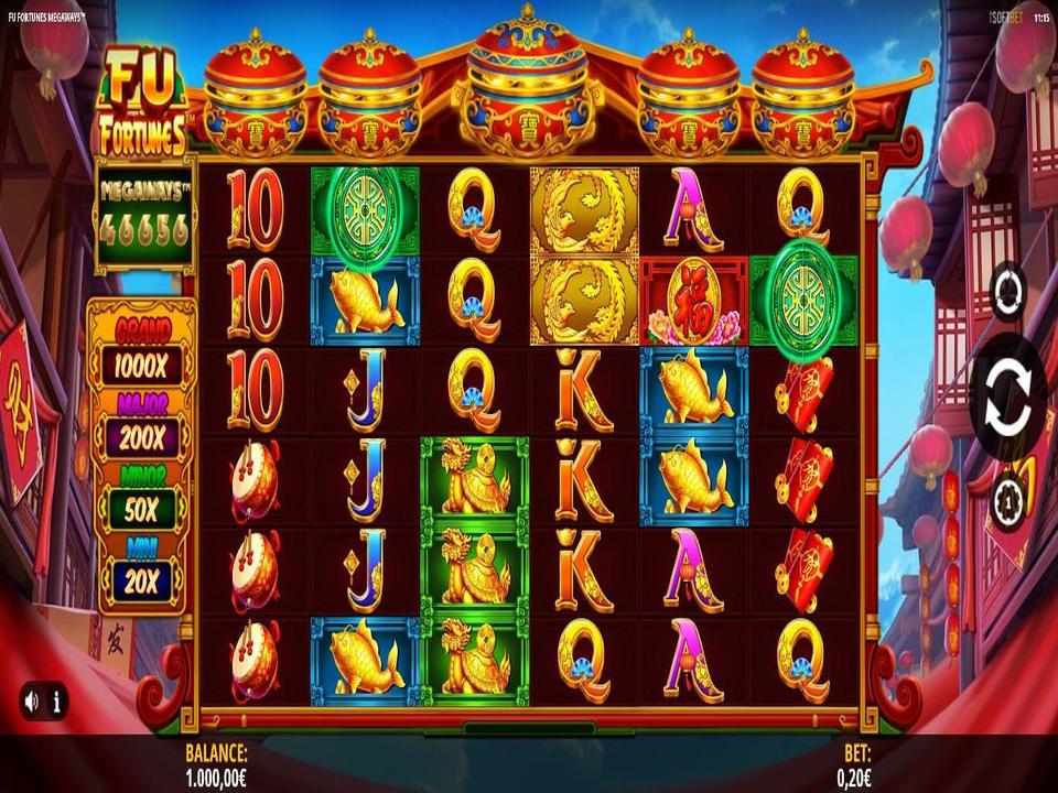 Fu Fortunes Megaways gameplay screenshot