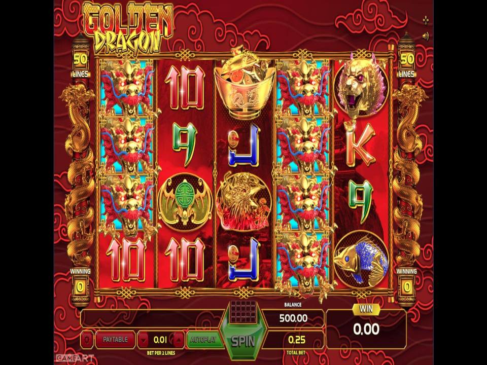 GameArt Golden Dragon gameplay screenshot
