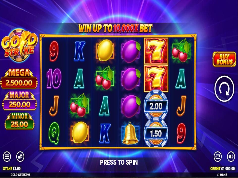 Gold Strike gameplay screenshot