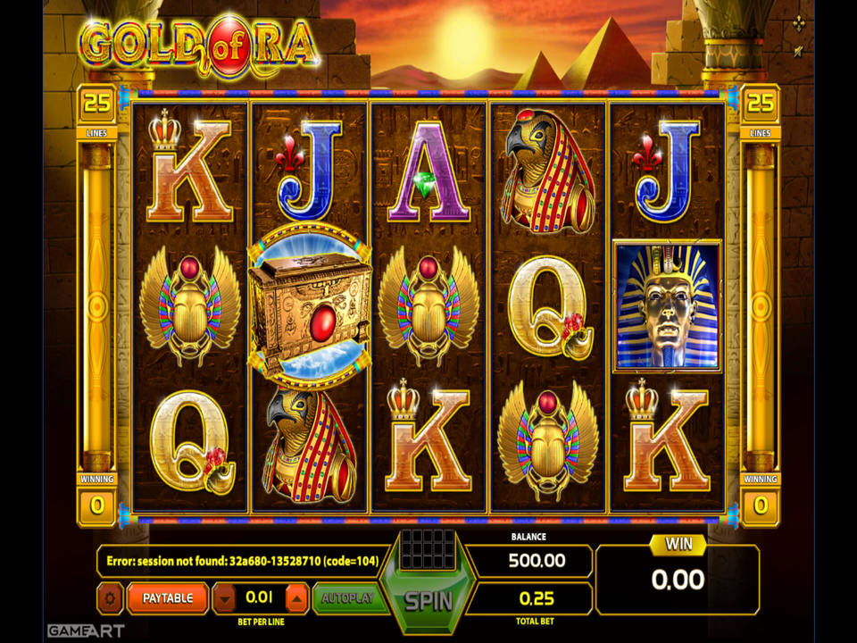Gold of Ra gameplay screenshot