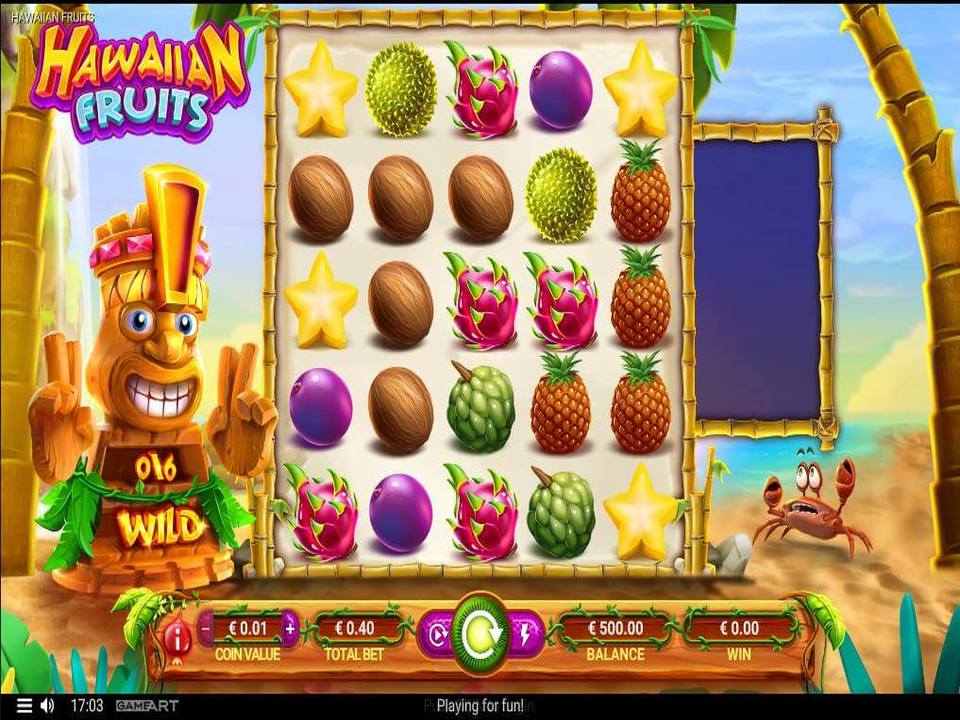Hawaiian Fruits gameplay screenshot