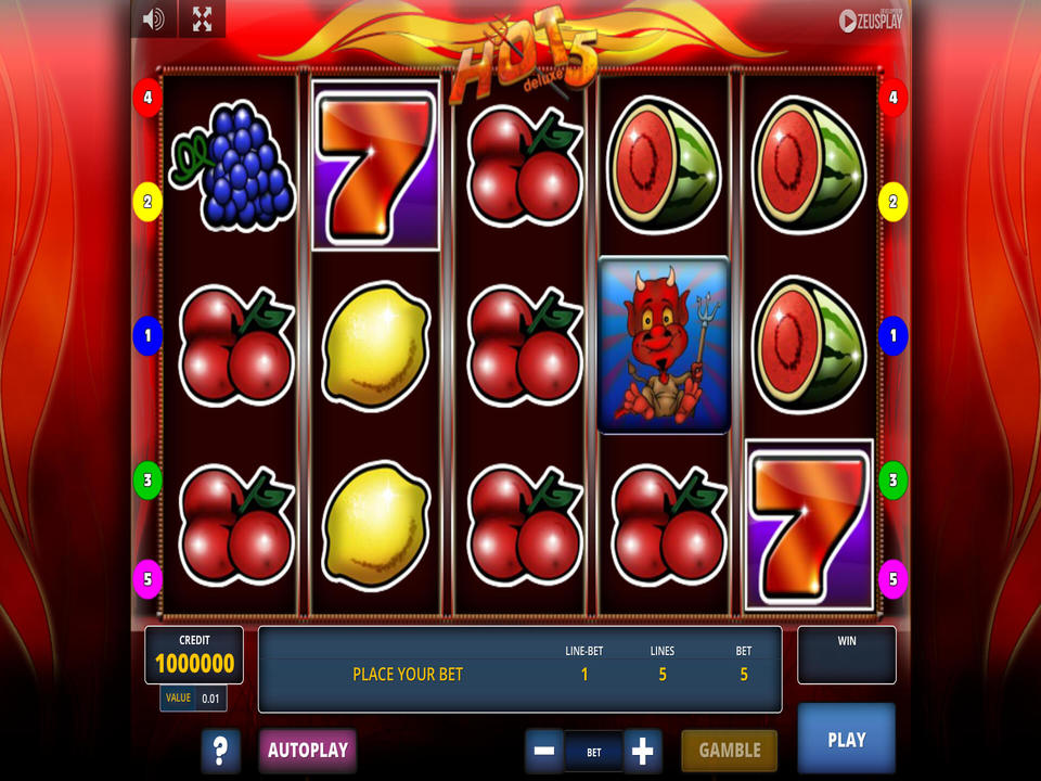 Hot 5 Deluxe gameplay screenshot