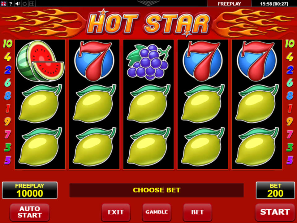 Hot Star gameplay screenshot